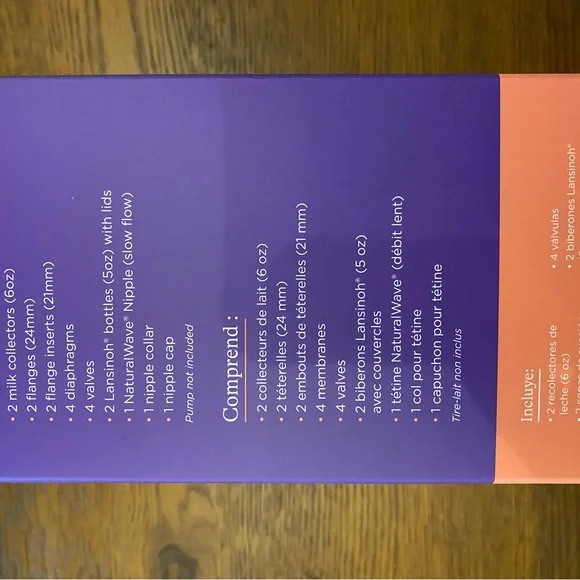 NWT 🍼Lansinoh DiscreetDuo Breast Pump Ensemble replacement parts - Picture 2 of 5